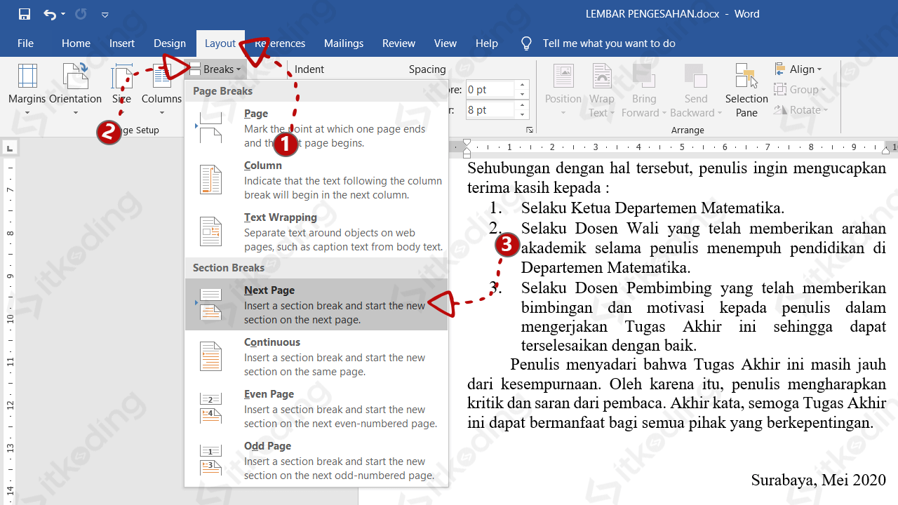 Cara Menggabungkan File Word Riset 6573