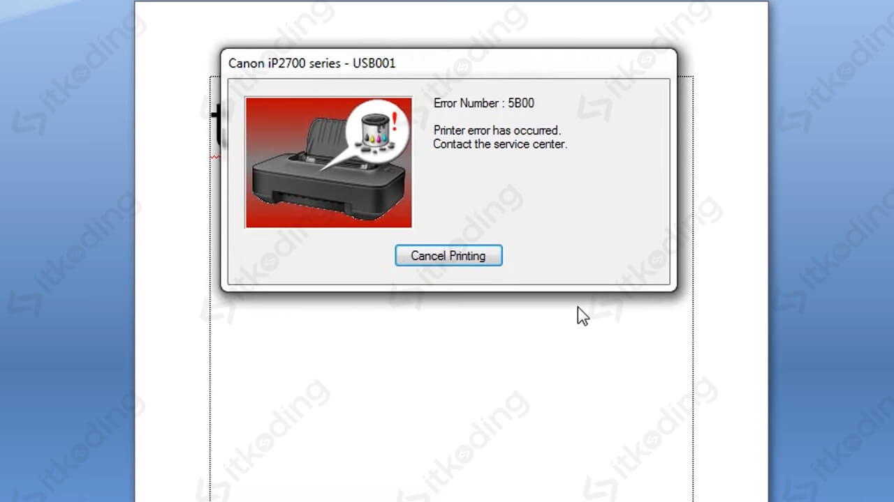 canon pixma ip2770 error 5b00 software