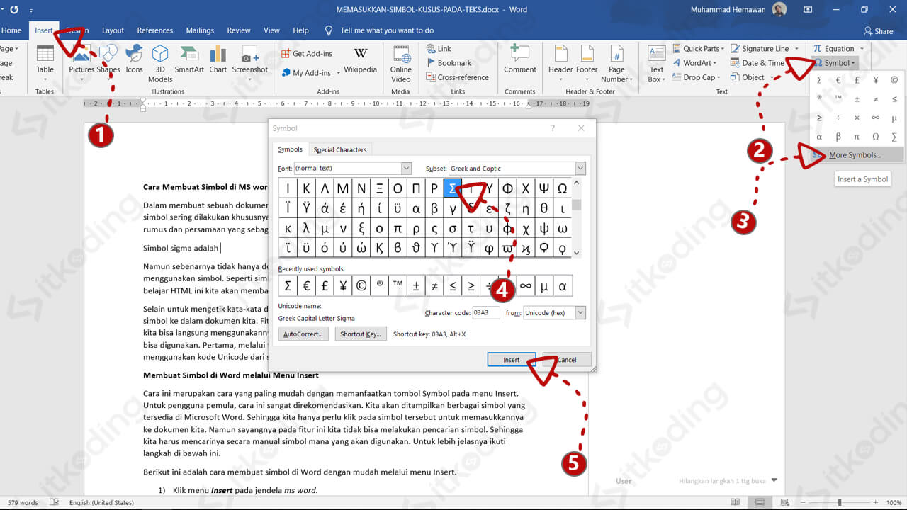 Cara Membuat Simbol Sampai Dengan Di Word Examples Of Assonance Imagesee 6543