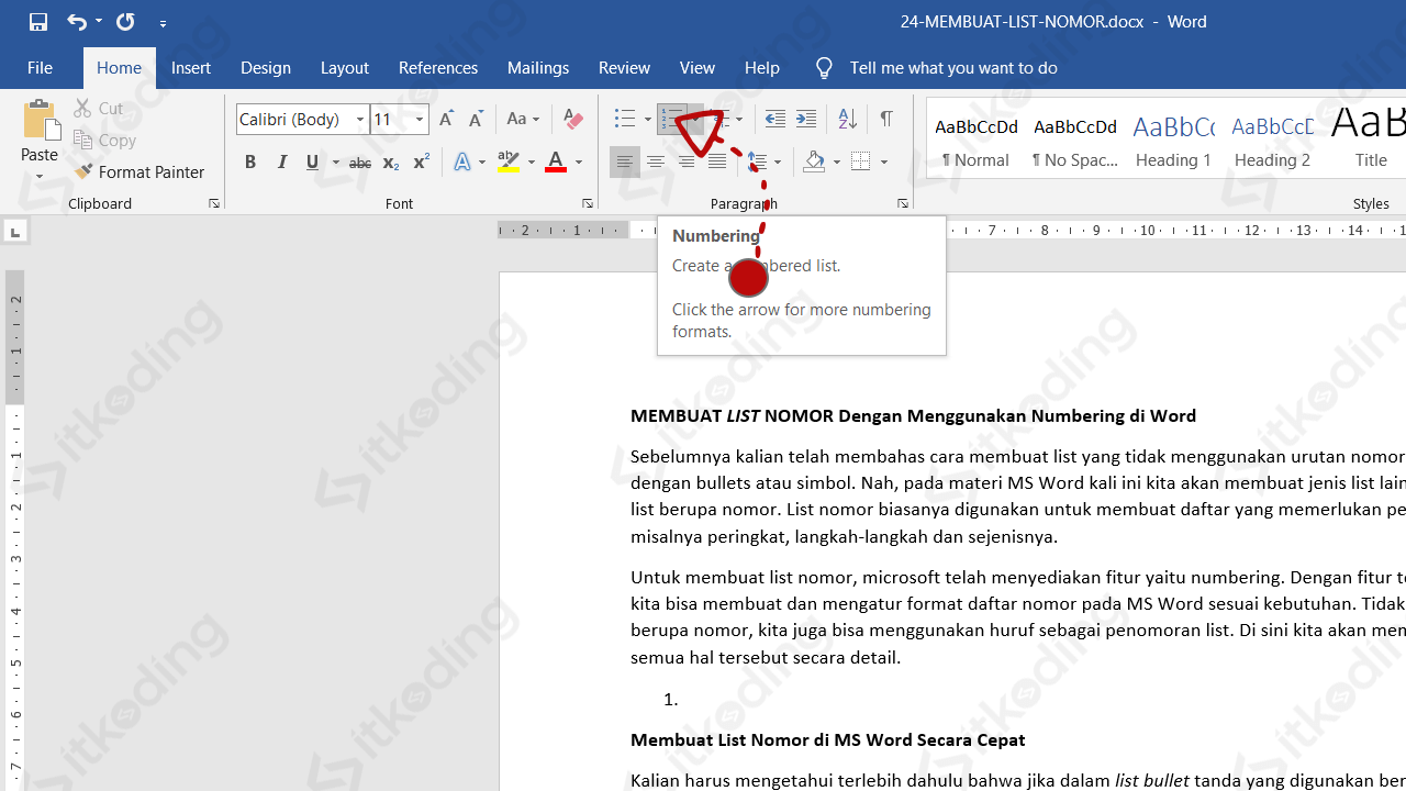 Bagaimana Cara Nak Buat Numbering Dalam Word Conradkruwfitzpatrick 6438