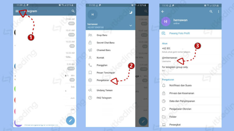 how to search id on telegram