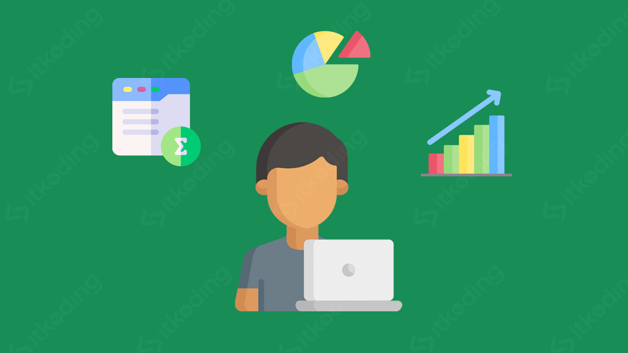 Ilustrasi ms excel untuk fungsi dan diagram