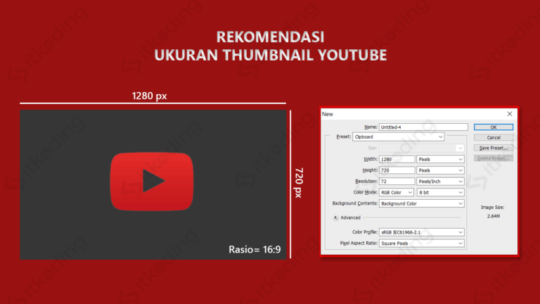 Ukuran Thumbnail YouTube Terbaru 2020 & Cara Membuatnya