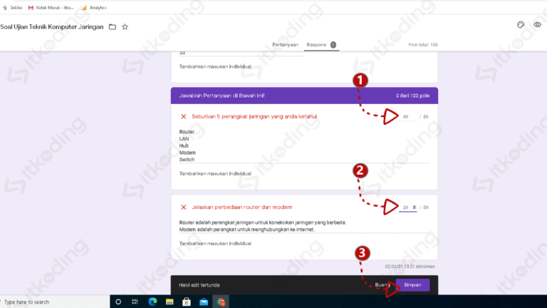 Cara Membuat Soal dan Melihat Hasil Nilai di Google Form