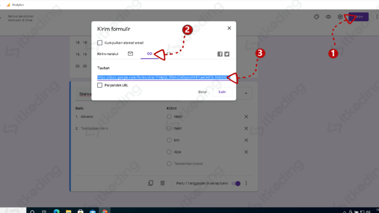 Cara Membuat Absen Online di Google Form Paling Mudah