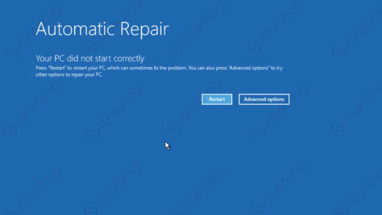 Bagaimana Mematikan Automatic Repair Di Windows 10