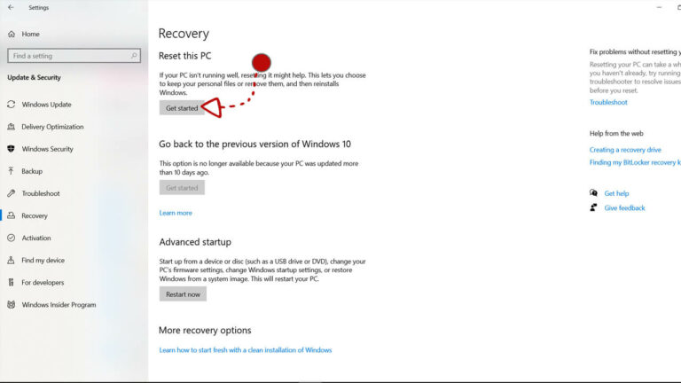 Cara Reset Windows 10 di Laptop & PC