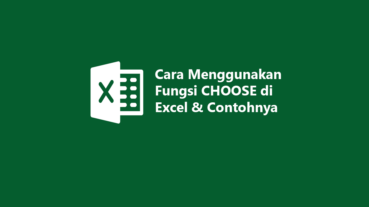 contoh 2 choose function excel