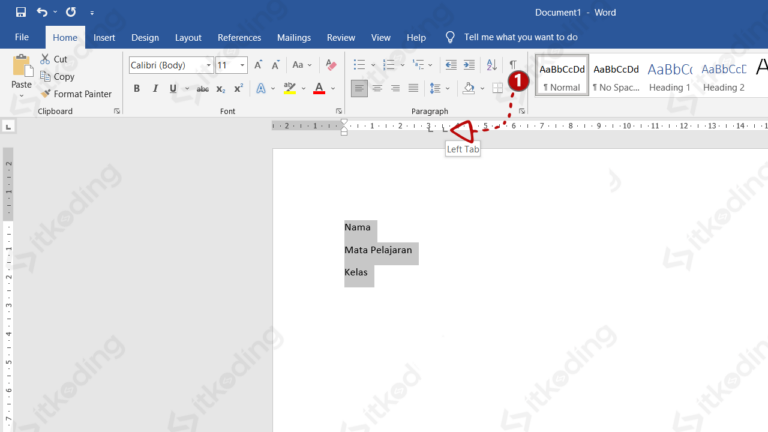 Cara Merapikan Titik Dua agar Sejajar & Lurus di Word