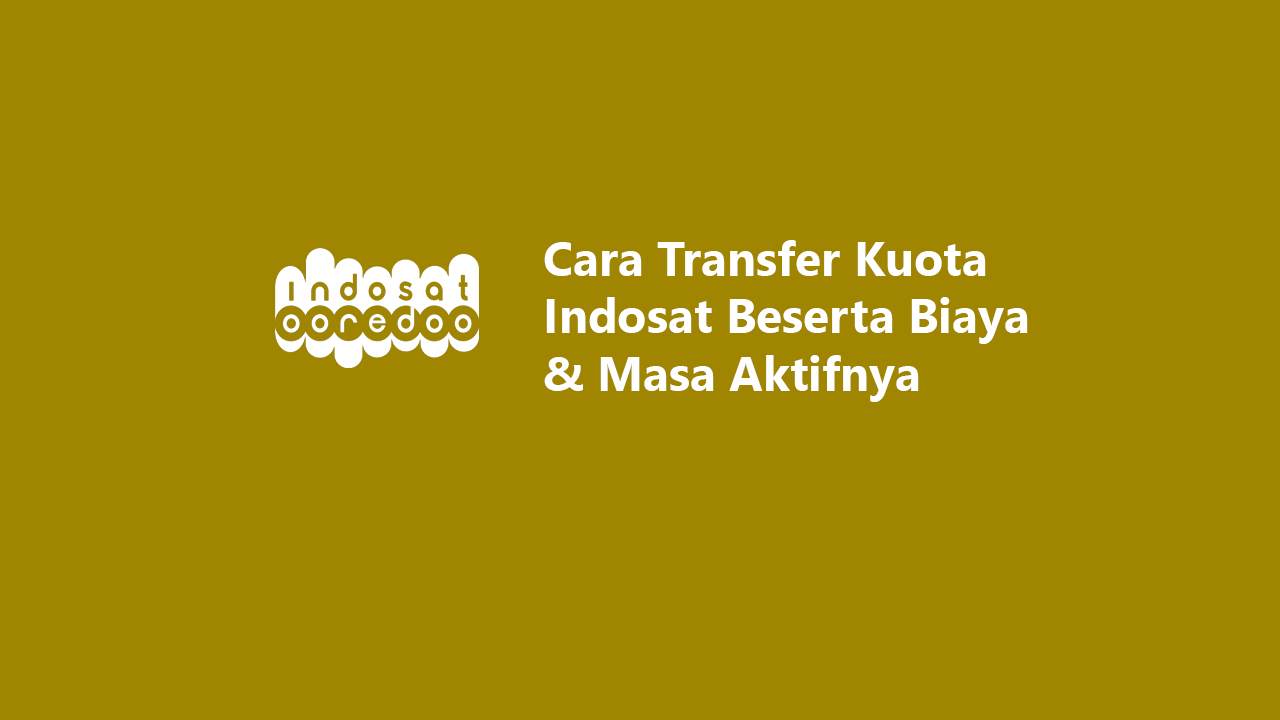 cara berbagi kuota indosat transfer kuota internet pengguna lain