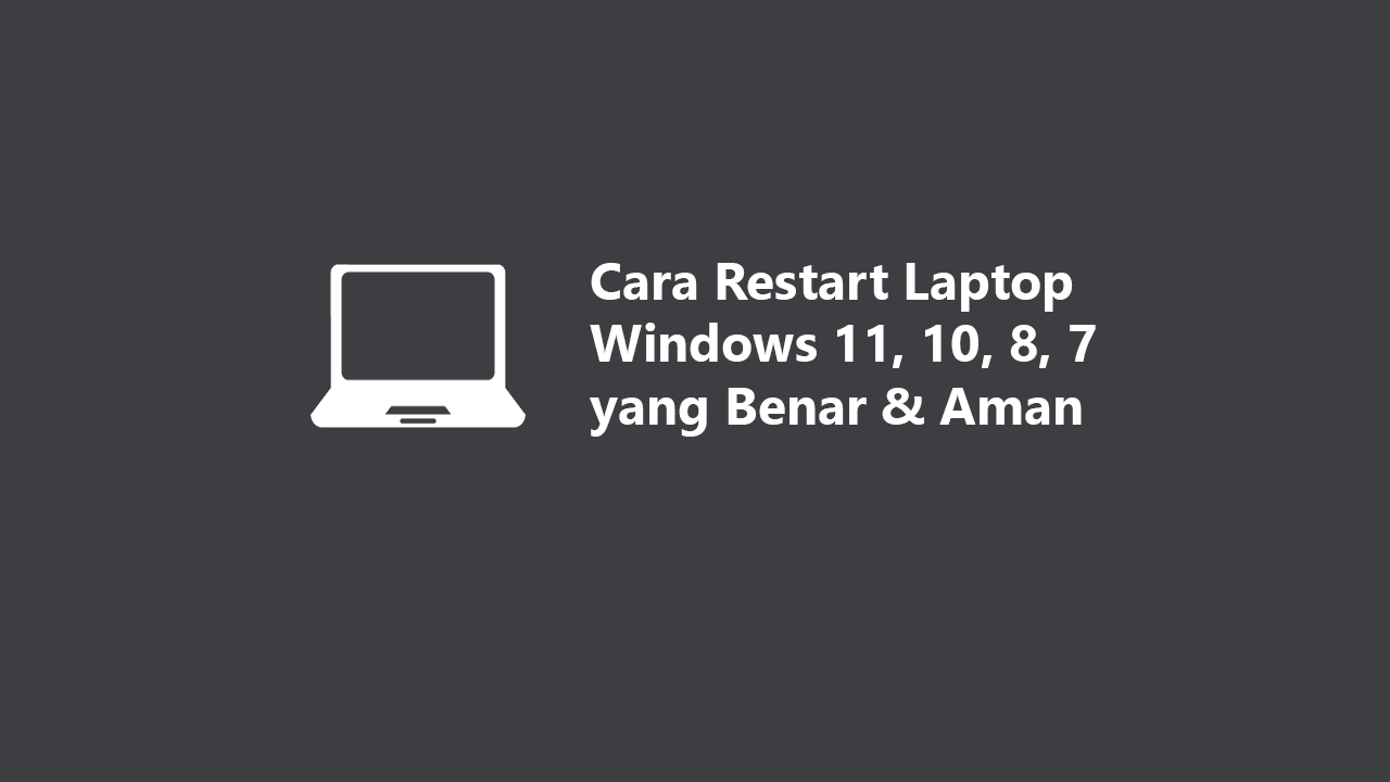 gambar cara restart laptop