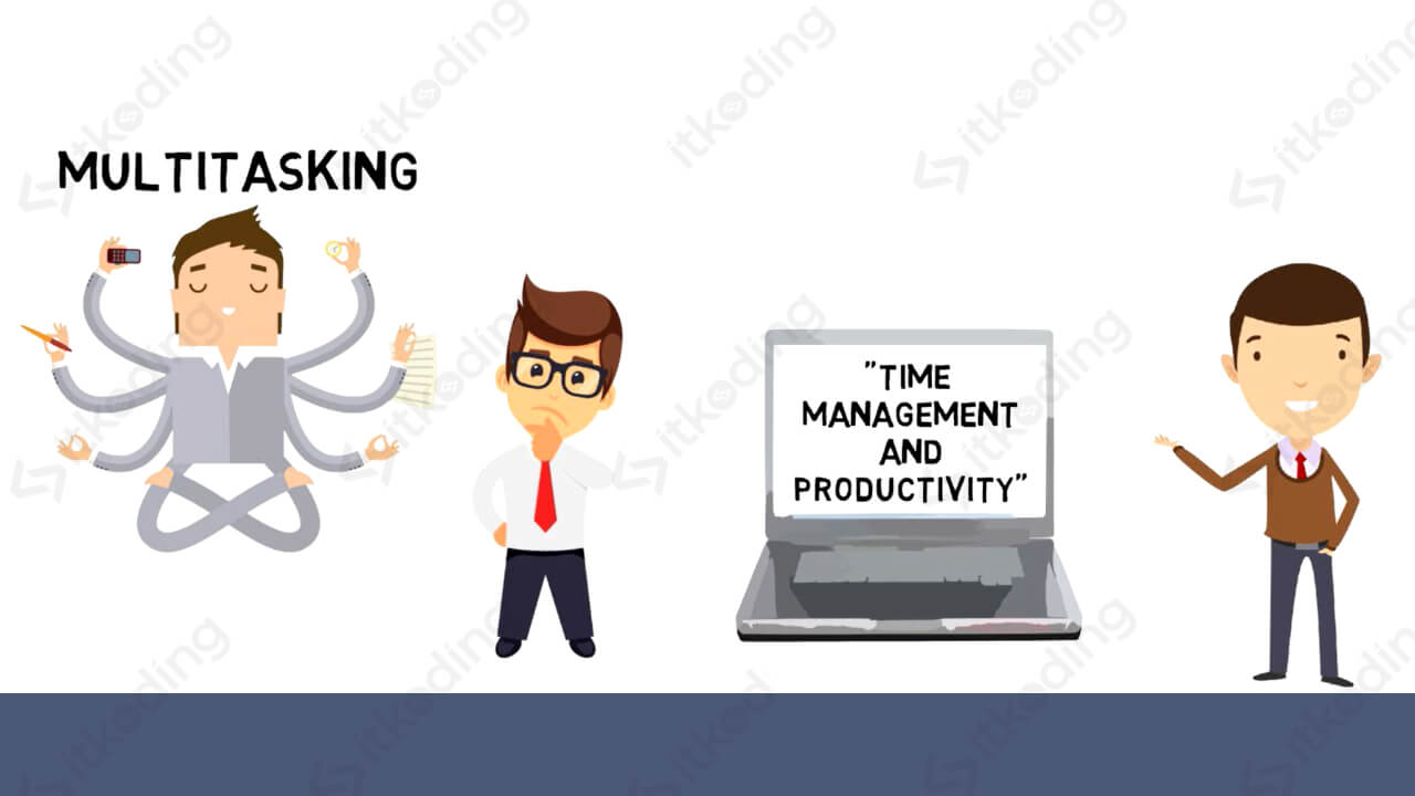 ilustrasi tentang multitasking