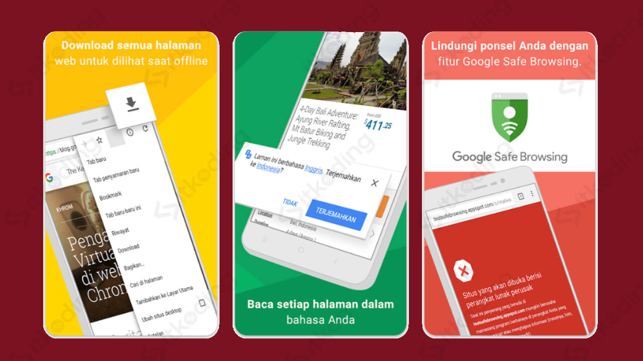 aplikasi browser untuk android google chrome