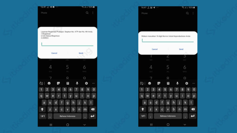 Proses registrasi SIM card biometrik di gerai operator