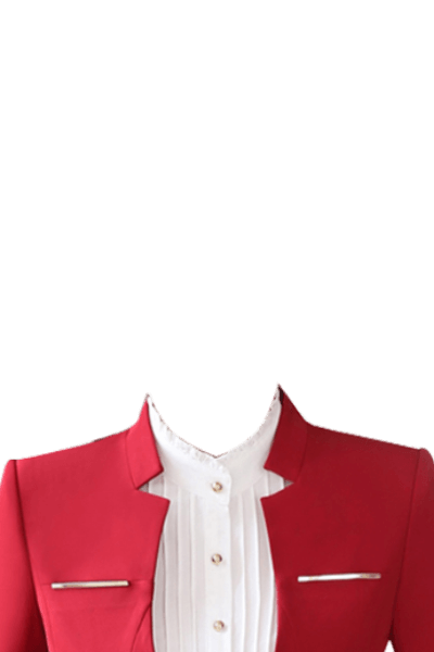template jas wanita merah putih