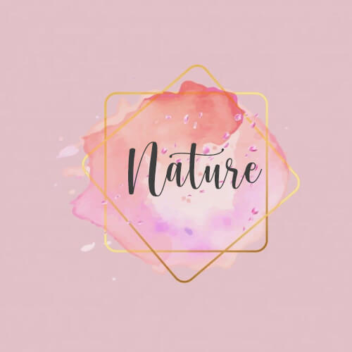 profil sorotan instagram nature pink