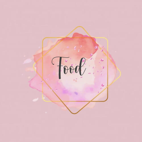 sampul highlight ig food pink