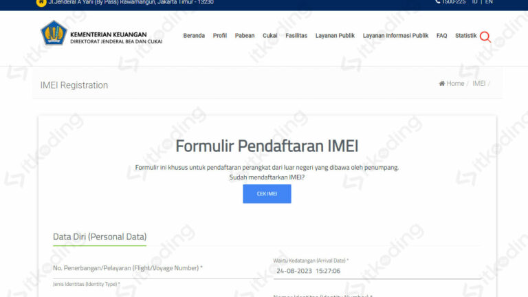 Cara Daftar IMEI IPhone Di Bea Cukai Agar Tidak Terblokir