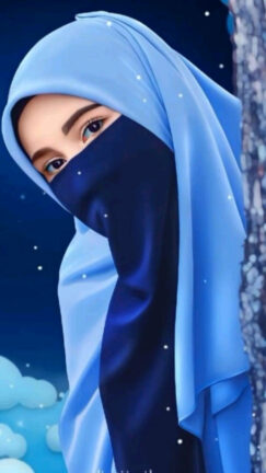 30 Gambar Kartun Muslimah Wanita Berhijab Paling Cantik