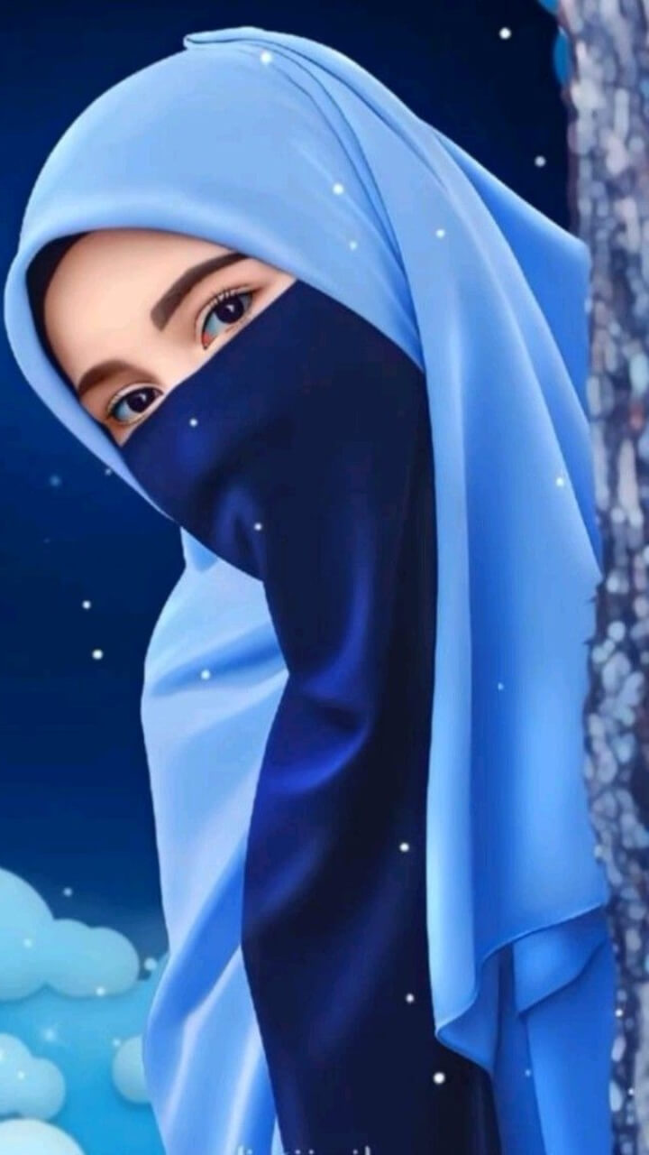 Gambar Kartun Muslimah Cantik Dan Imut Hitam Putih Ga