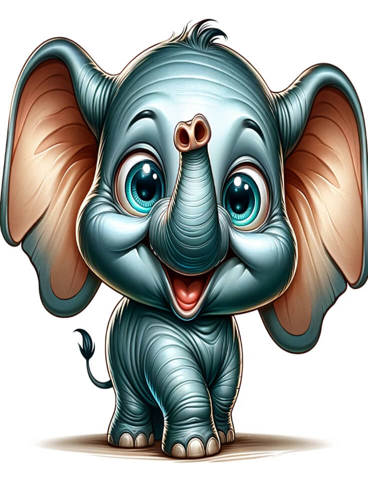 gambar karikatur gajah