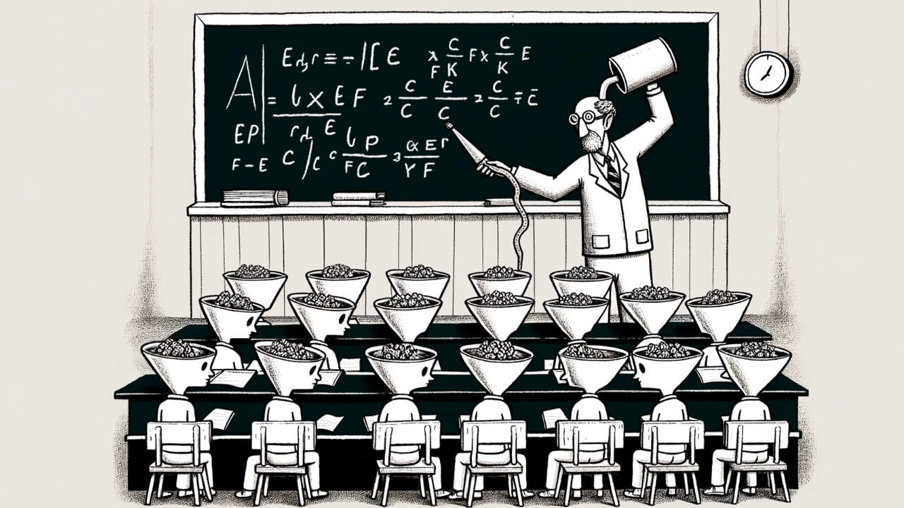 karikatur sistem pendidikan