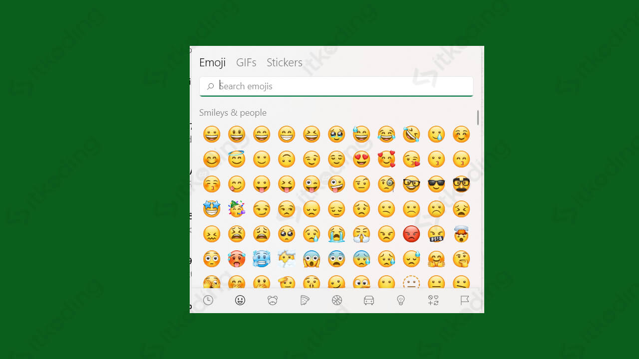 tampilan arti emoji wa