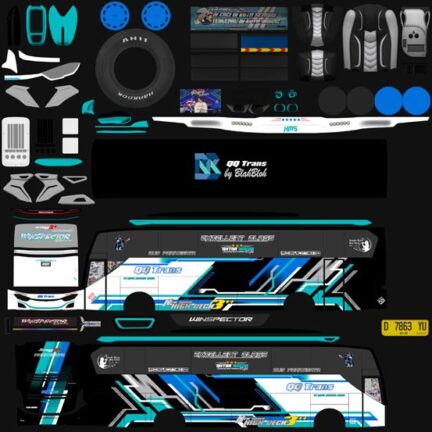 4 Livery Bussid Winspector HD, SHD Dan JB3 Jernih