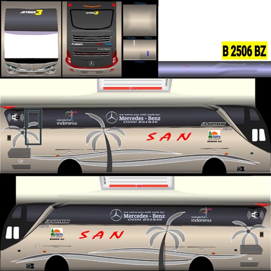 livery bus san
