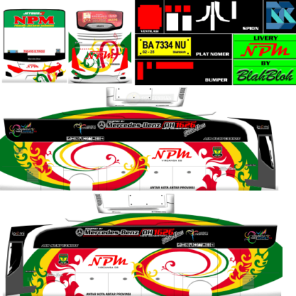 25 Livery BUSSID Yudistira HD Jernih dan Keren