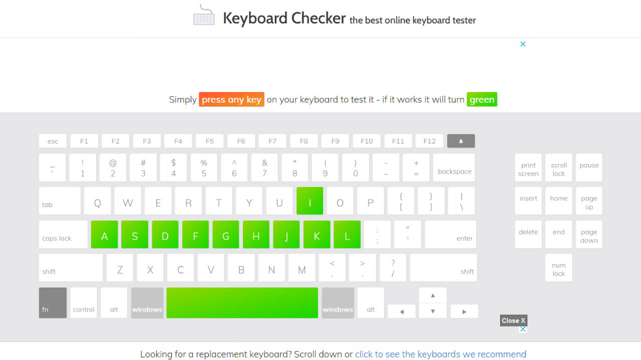 situs tes keyboard laptop online
