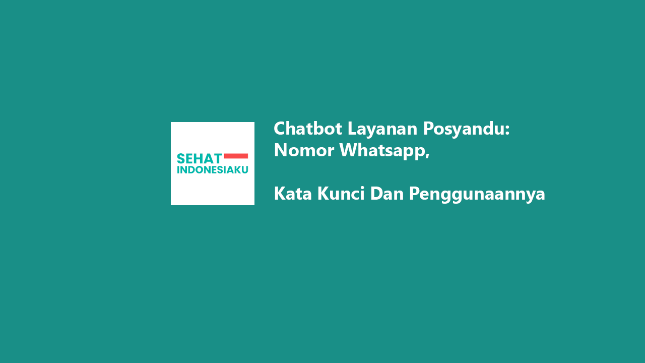 chatbot layanan posyandu