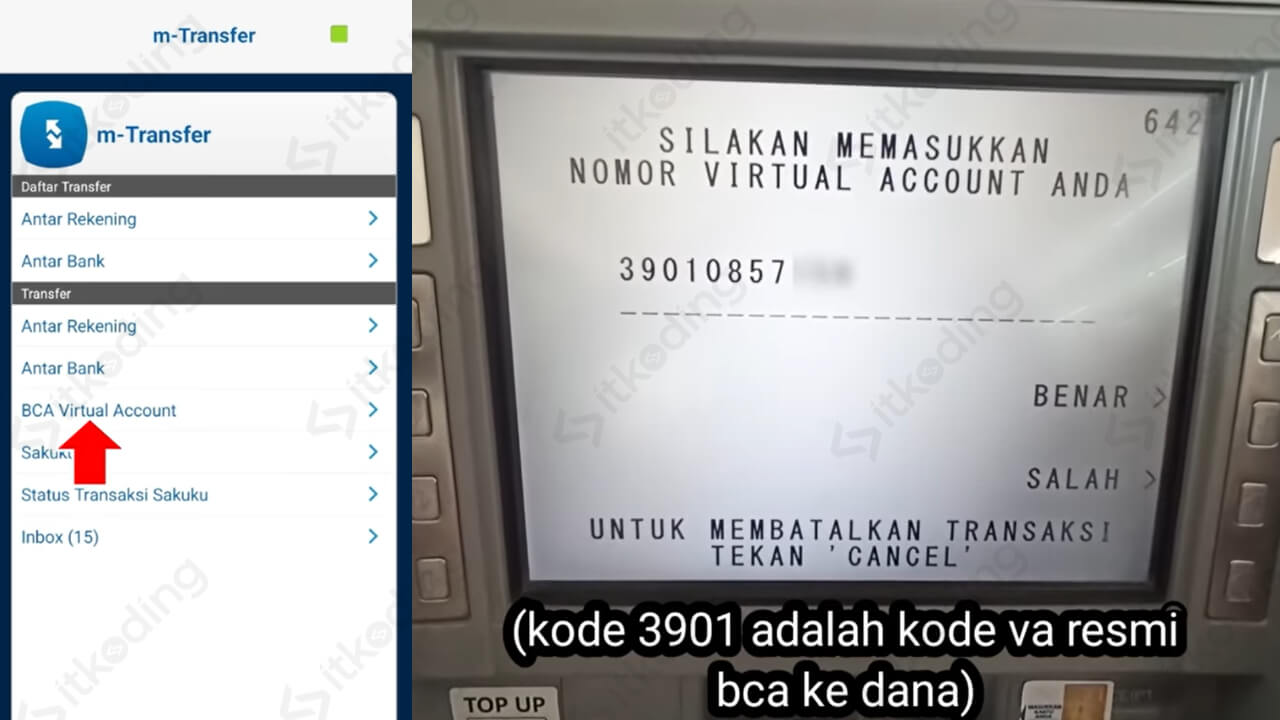 Cara Transfer BCA ke DANA Lewat BCA Mobile, myBCA dan ATM