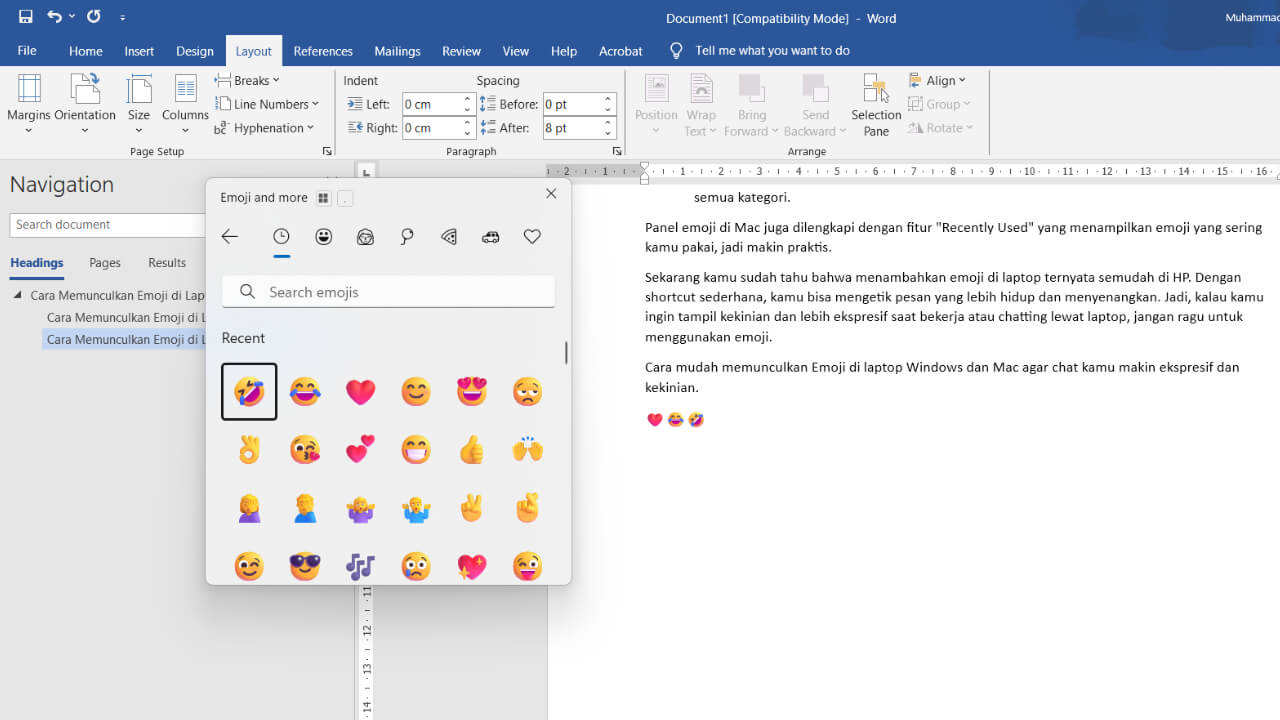 emoji di laptop
