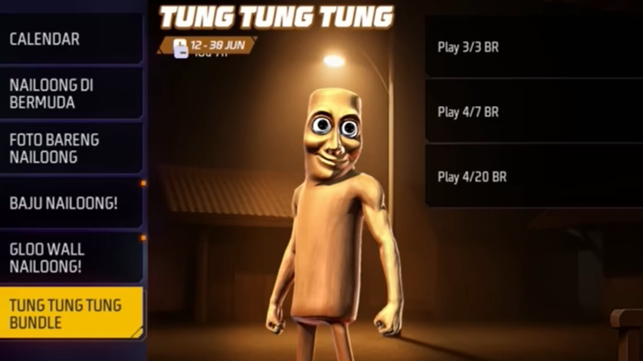 skin tung tung sahur free fire