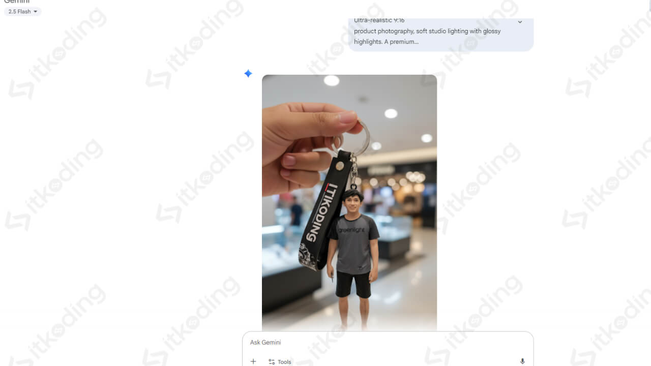 gantungan kunci gemini ai