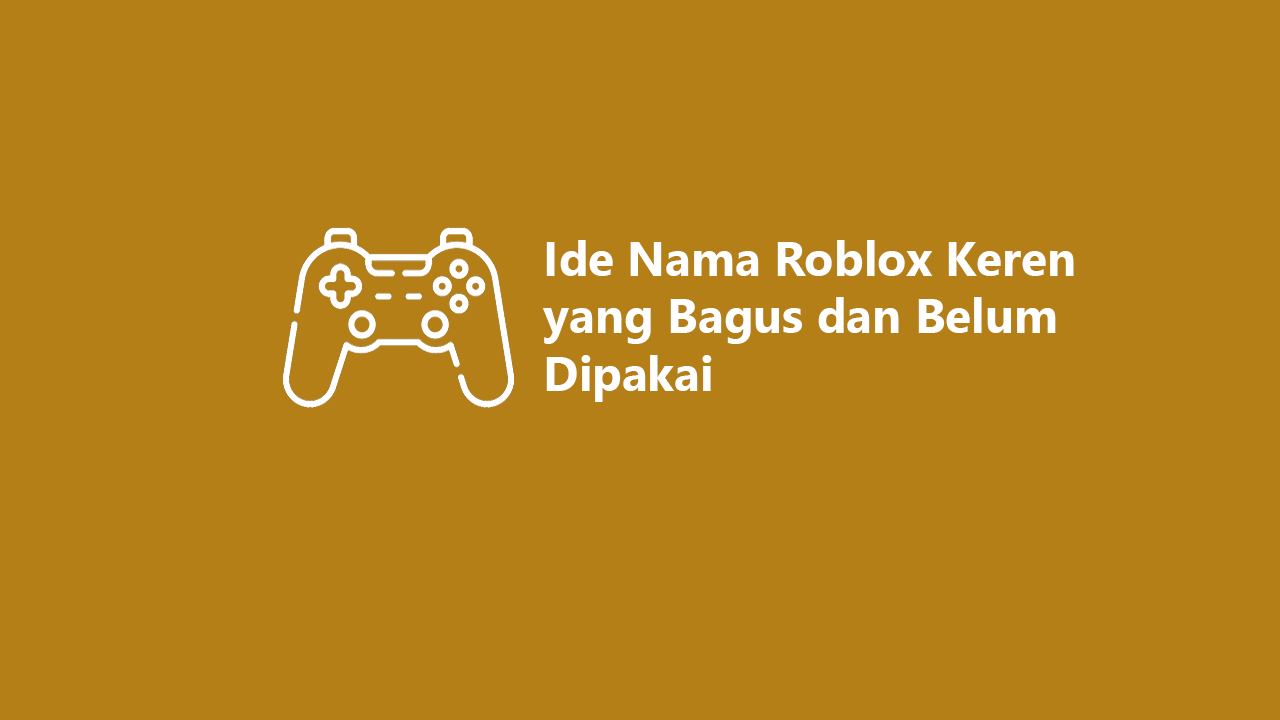 Nama Roblox Keren