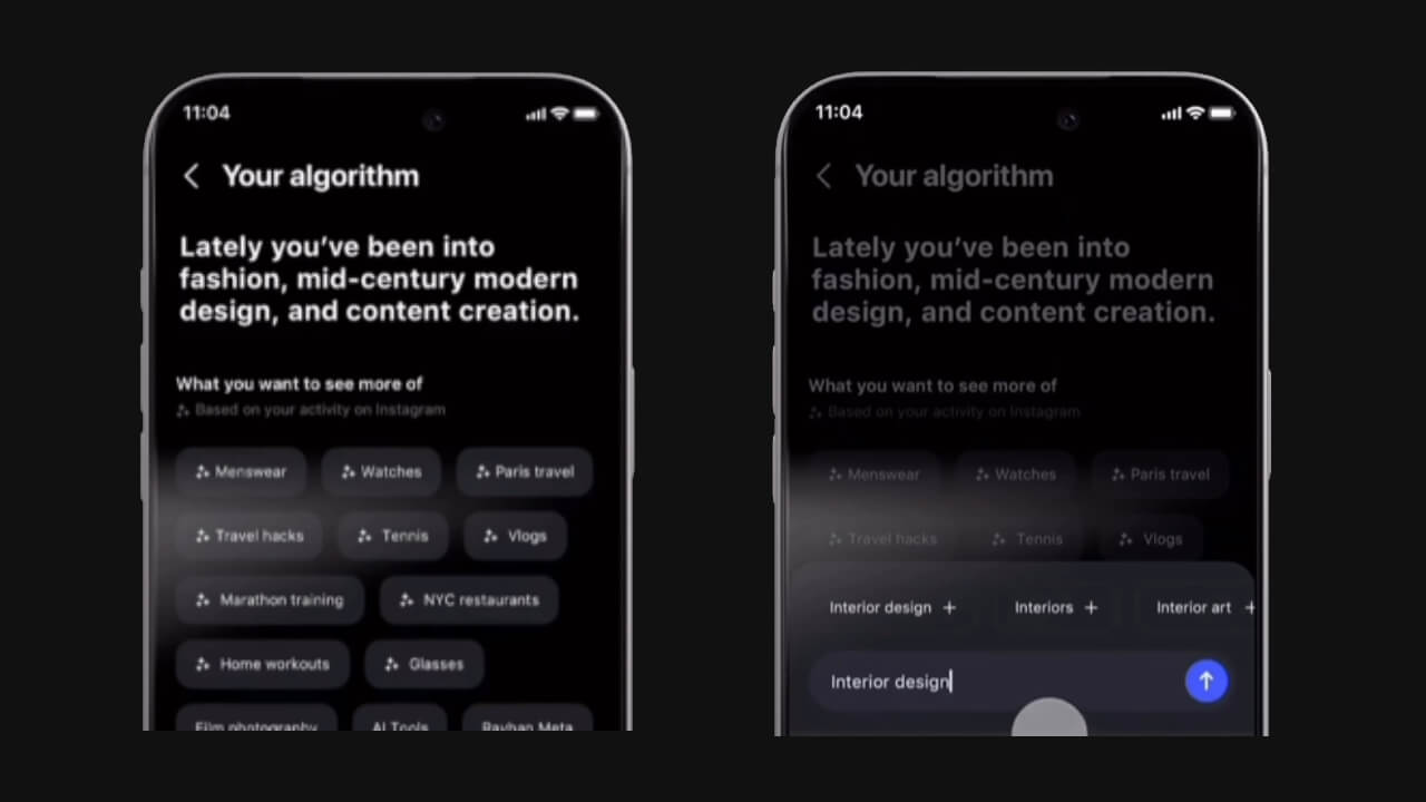 your algorithm instagram story