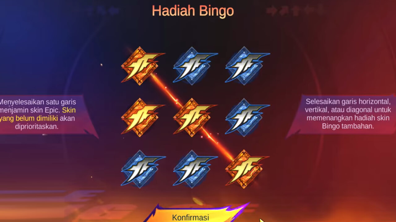 contoh pola bingo kof 2026 40x