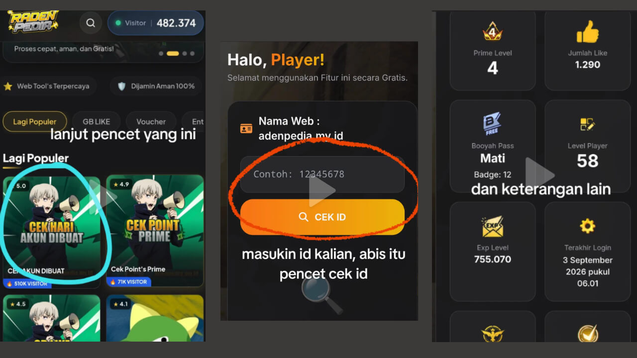 cek id ff 2026
